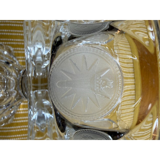 Vintage Fostoria 'Coin Glass' Pattern Candy Dish, For Sale - Image 10 of 11