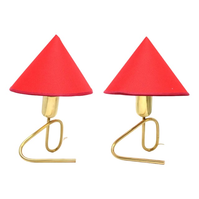 Vintage Table Lamps by Rupert Nikoll, 1950s, Set of 2 For Sale