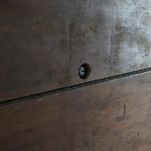 Early 19th Century Antique Sheraton Tall Cherry Server with Tiger Maple Drawers C1830 For Sale - Image 10 of 11