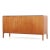 Paul McCobb for Calvin Mid Century Vitrolite and Bleached Mahogany Credenza This credenza measures: 60 wide x 19 deep x...