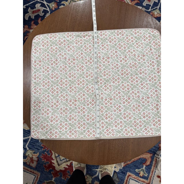 G P & J Baker Grantly in Pink and Green Decorative Pillow Cover For Sale In Boston - Image 6 of 7