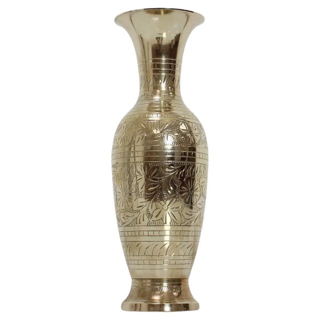 Mid-Century Brass Vase, 1960s For Sale - Image 12 of 12