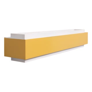 Rectangular Fluorescent Wall Lamp in Metal from Philips, 1960s For Sale