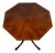 Antique 20th Century Figured Burr Walnut Octagonal Side Table For Sale