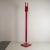 Red Lacquered Wooden Coat Stand with steel Inserts by Carlo De Carli for Fiarm, 1970s For Sale - Image 7 of 8