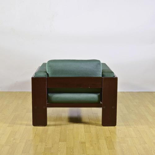 Green Bastiano Armchair by Afra & Tobia Scarpa for Knoll, 1980s For Sale - Image 8 of 9