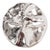 Round Metal Amorphic Wall Decor- Small For Sale