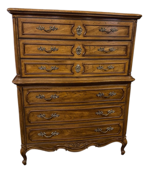 Vintage Thomasville Camille Country French Chest-on-Chest, Model 11411-320