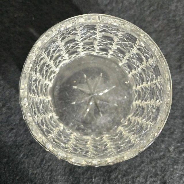 Antique Sterling Silver & Cut Glass Dressing Table Jar, 1918 For Sale - Image 9 of 17