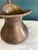 Metal Vintage Hammered Brass Pitcher With Twisted Handle For Sale - Image 7 of 13