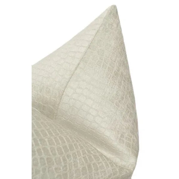 22" Crocodile Chenille Pillows - a Pair For Sale - Image 4 of 5