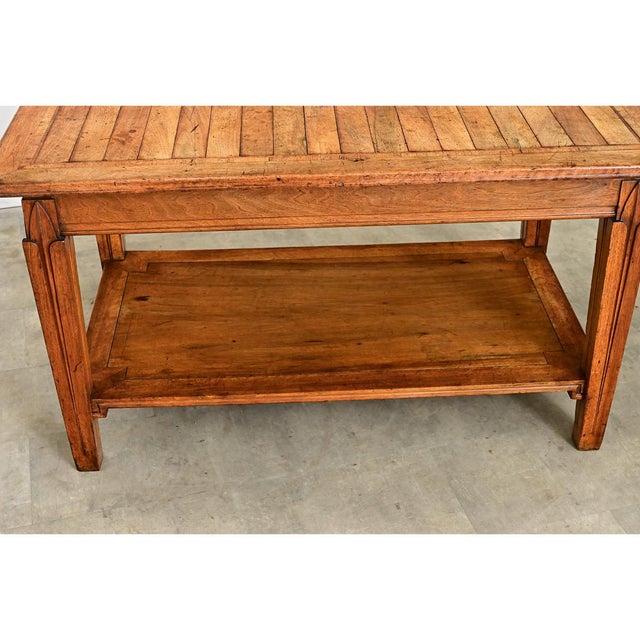 Brown French Early 20th Century Art Nouveau Work Table For Sale - Image 8 of 15