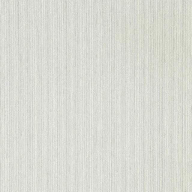 Sanderson Caspian Strie Wallpaper in Silver - a Sample For Sale