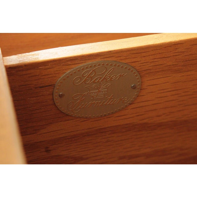 Baker Chippendale Style Mahogany Chest On Chest Highboy For Sale - Image 12 of 18