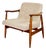 Vintage GFM 300-202 Lounge Chair in Beige Bouclé by J. Kedziorek, 1970s For Sale