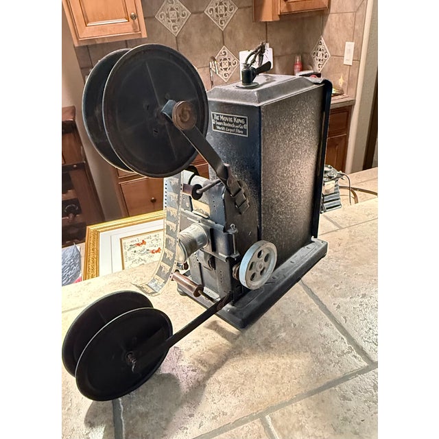 Rare 1930s Vintage Sears, Roebuck & Co. “The Movie King” 16mm Silent Film Projector For Sale - Image 6 of 6