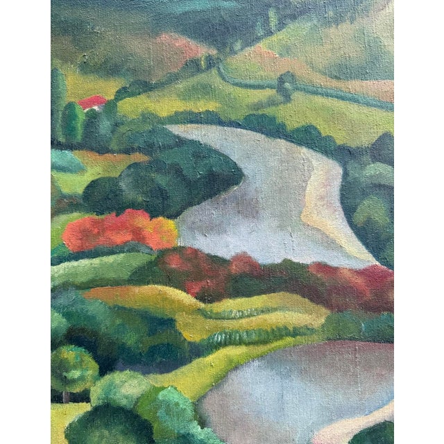 Large Cubist Painting from the 1910s–1920s For Sale - Image 4 of 10