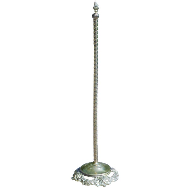 French Inspired Brass Blanket / Towel Rack For Sale - Image 4 of 4