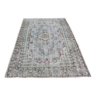 Vintage Turkish Anatolian Kilim Rug - 69.5"x101" For Sale