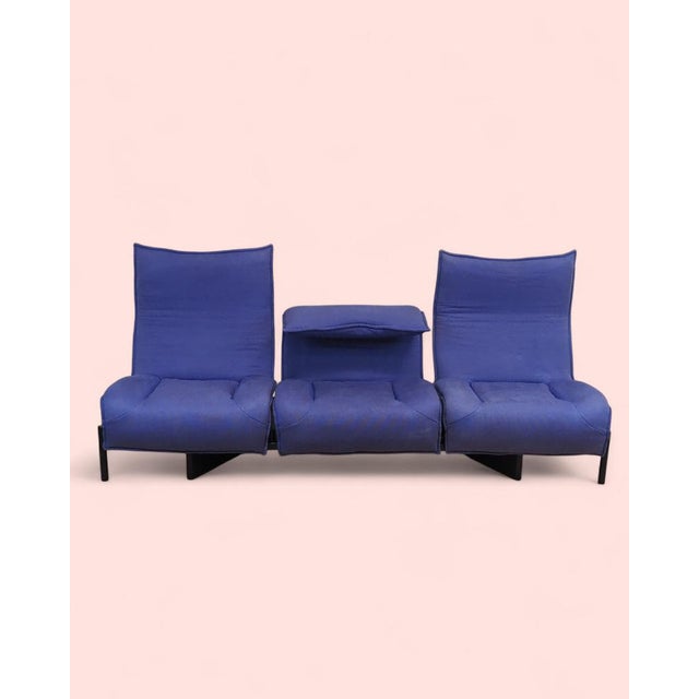 Cassina Veranda Modular 3-Seater Sofa attributed to Vico Magistretti for Cassina, 1980s, Set of 3 For Sale - Image 4 of 18