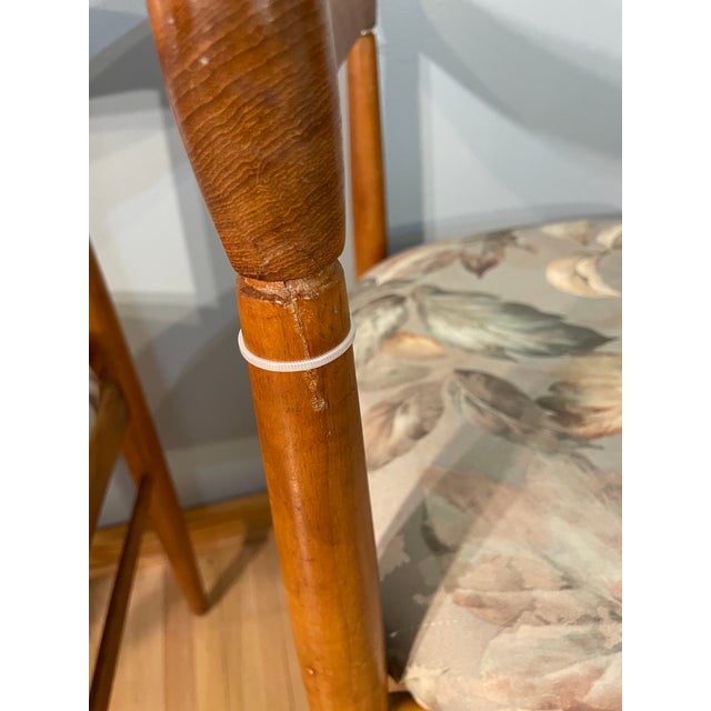 Wood Set of 4 Mid-Century Danish Teak Dining Chairs Attributed to P. Jeppesen for Grete Jalk (1960s) For Sale - Image 7 of 16