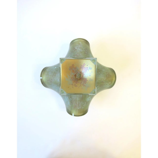 Italian Modern Glass Handkerchief Vessel Vase Compote Sculpture, 20th Century For Sale - Image 11 of 12