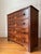 Lovely example of early American craftsmanship from Pennsylvania. Heart pine case with extra deep drawers featuring walnut...