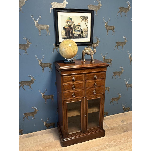 Antique Music Cabinet, 1800s For Sale - Image 9 of 10