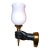 1950 French Regency Gilt and Patinated Bronze Hand Torch Wall Sconce by Andre Arbus For Sale