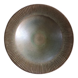 Mid-Century Upsala-Ekeby Pottery of Sweden Large Bowl For Sale