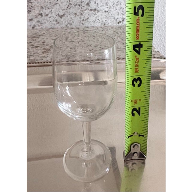 1970s Collection of 10 Various Stemmed Cordial and Liqueur Glasses Pre-Owned, Excellent Cond. 5” H and 3.25” H For Sale - Image 5 of 12