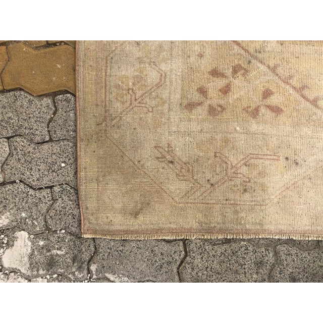 Turkish Handmade Oversize Tribal Beige Rug For Sale - Image 10 of 11
