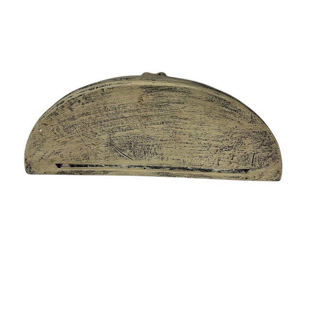 French Country Vintage Acanthus Leaf Decorative Wall Bracket Display Shelf For Sale - Image 3 of 4