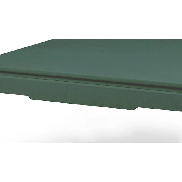 Asian Carl Springer Style Hidden Hills Raffia Wrapped Ming Coffee Table For Sale - Image 3 of 5