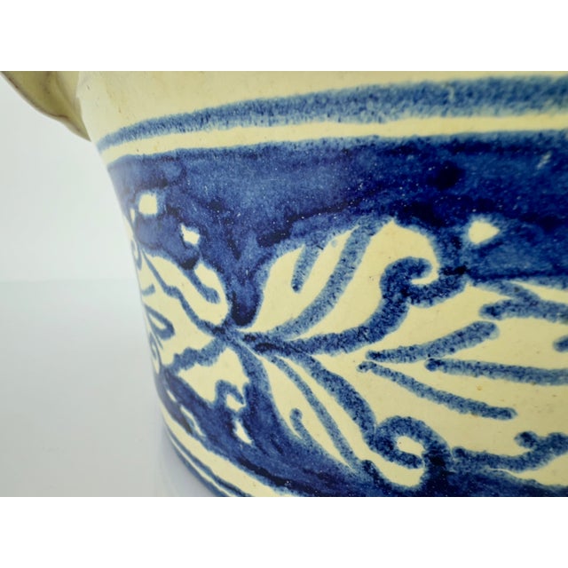1970s Vintage Glazed Pottery Bowl For Sale - Image 5 of 10