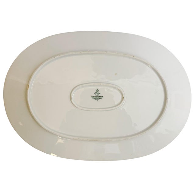 Antique Hutschenreuther Bavaria Dinner Service for 8 Rust Floral & Encrusted Gold – 28-Piece Set For Sale - Image 16 of 16