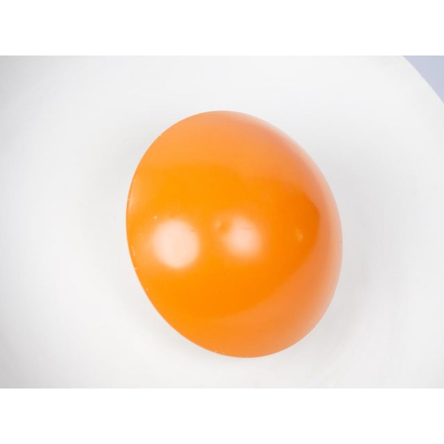 Orange Vintage RA Pendant Lamp by Piet Hein for Lyfa, Denmark, 1960s For Sale - Image 8 of 14