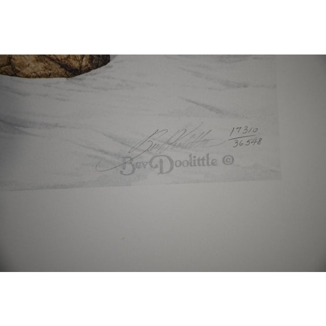 Printmaking Materials Bev Doolittle “Season of the Eagle” Signed Limited Edition Print – 1987, Greenwich Workshop For Sale - Image 7 of 7