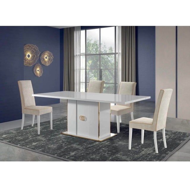 Elevate your dining experience with the Casa Milano Vogue Collection, a breathtaking 10-piece luxury dining set designed...