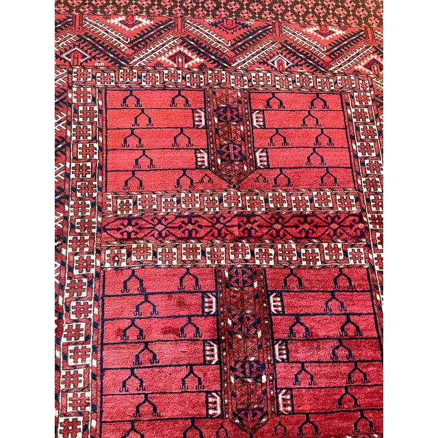 Antique Tekke Turkoman Ensi (Tent Door Rug) For Sale - Image 9 of 9
