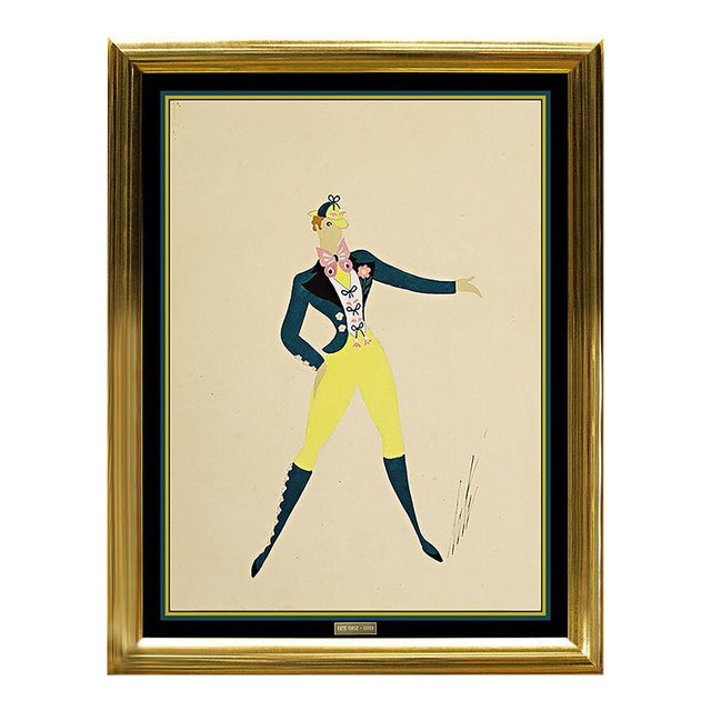 Early 20th Century Midsummer Fair - The Gentleman, Erté For Sale