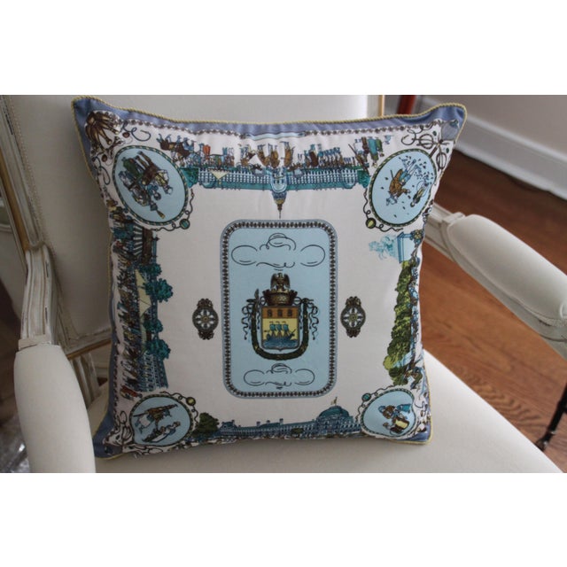 European Street Scene Scarf Pillow Cover Chairish