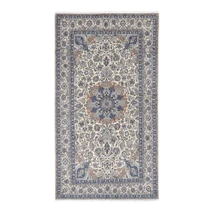 Pasargad Fine Hand Knotted Persian Silk & Wool Nain