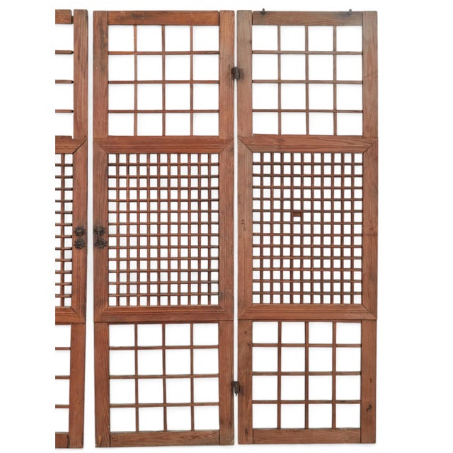 19th Century Korean Elm Wood Hanok Doors, Joseon Dynasty For Sale - Image 4 of 10