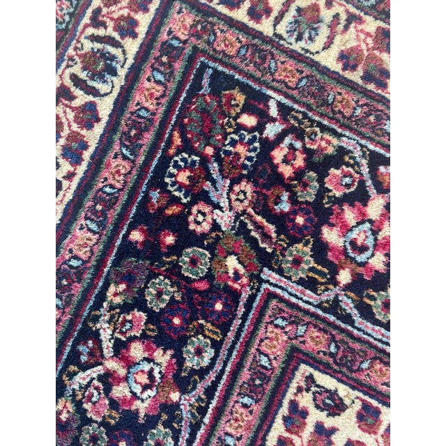 Antique Classical Piece with Signature Jewel Tones with Lime Greens Rug 10 x 13.4 For Sale - Image 17 of 18
