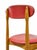 Vintage Italian Chairs in Wood and Faux Leather, 1950s, Set of 6 For Sale - Image 3 of 6