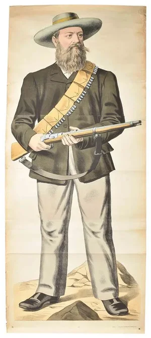 C. Burckhardt, American Soldier in Regalia, 1890s, Paper