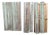 Antique Patinated Metal Shutters, 1920s, Set of 12 For Sale