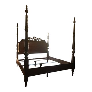 Tommy Bahamas Poster Bed King Size For Sale