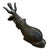 Vintage Cast Iron Fish & Dolphin Architectural Door Knocker For Sale - Image 4 of 12